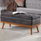 OSP Home Katheryn Storage Bench in Charcoal, , large