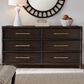 Hooker Furniture Retreat 6-Drawer Dresser in Black Sand, , large