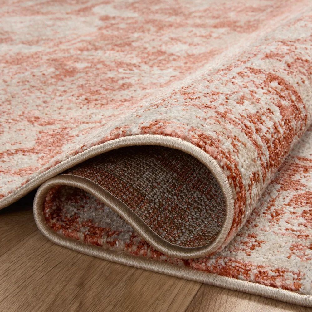 Loloi II Odette 2&#39;3&quot; x 3&#39;10&quot; Rust and Ivory Area Rug, , large