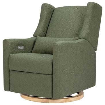 New Haus Kiwi Power Recliner and Swivel Glider in Olive Boucle, , large