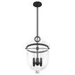 Hunter Belltown 4-Light Pendant in Natural Iron, , large