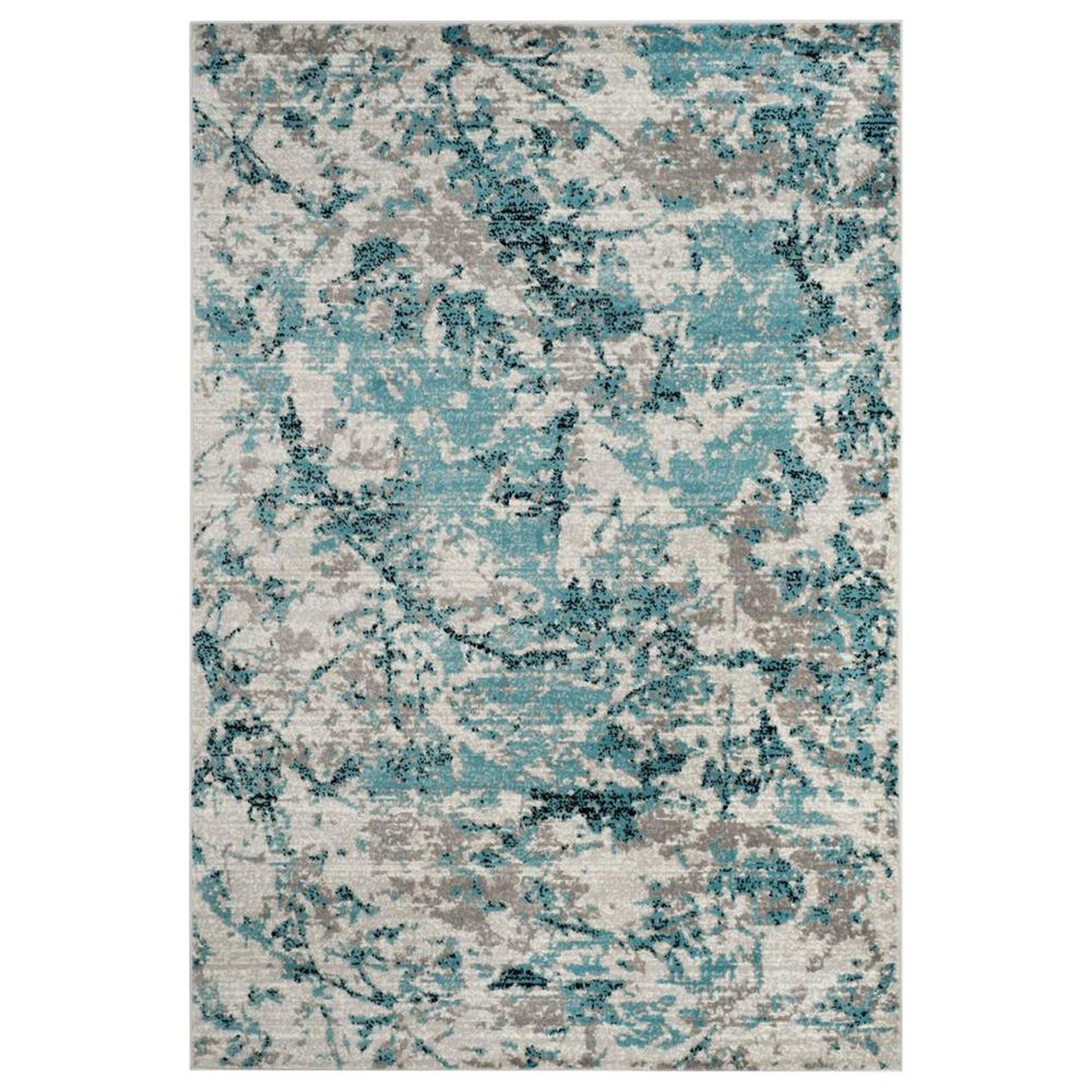 Safavieh Skyler SKY186M 5"1" x 7"6" Blue and Ivory Area Rug, , large