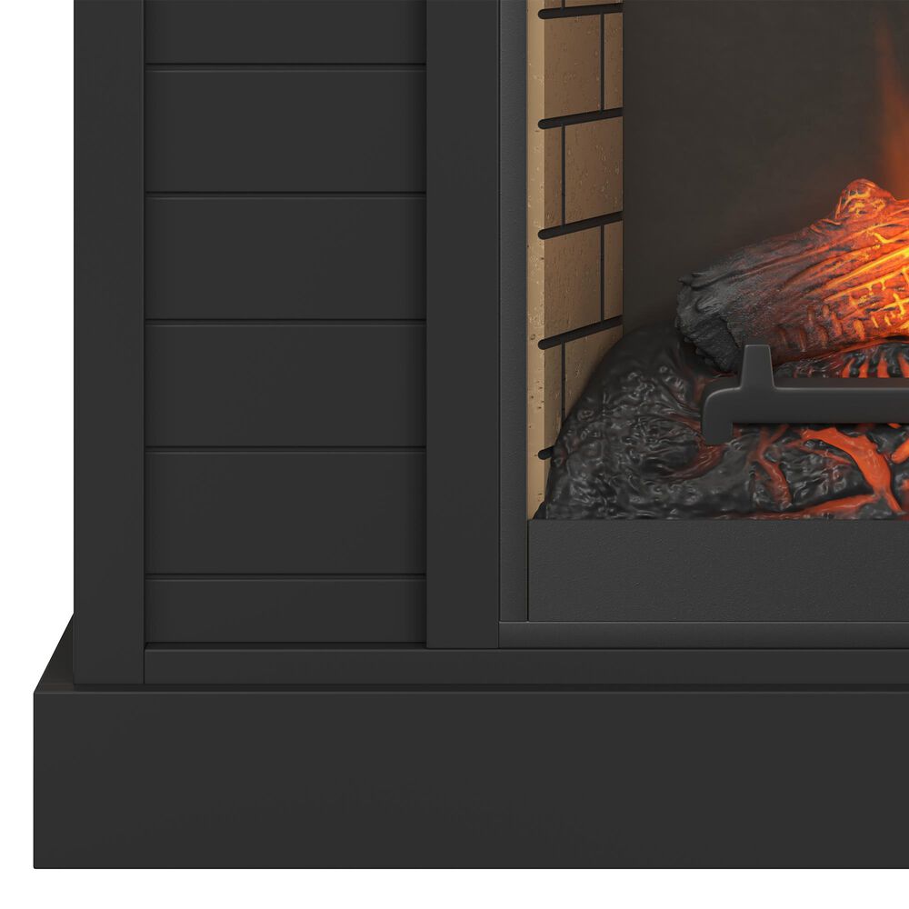 Endress International Washington 48&quot; Electric Fireplace with Mantel in Smoke and Whiskey, , large