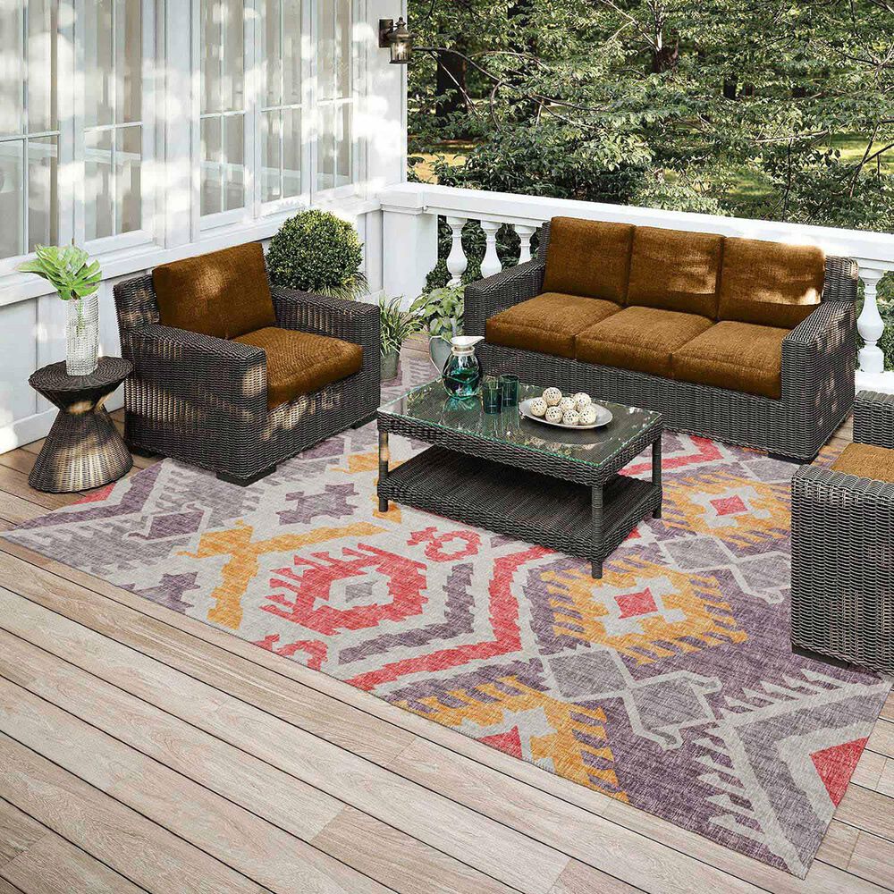 Dalyn Rug Company Sedona 10&#39; x 14&#39; Passion Indoor/Outdoor Area Performance Rug, , large