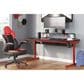 Signature Design by Ashley Lynxtyn Computer Desk with Raised Monitor Stand in Red and Black, , large