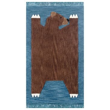 Novogratz Atticus ATC-4 5" x 7" Navy Area Rug, , large