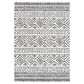 Safavieh Tulum TUL267 9" x 12" Ivory and Black Area Rug, , large