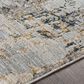 Surya Laila 6"7" x 9"6" Light Gray, Navy, Camel, Wheat and Charcoal Area Rug, , large