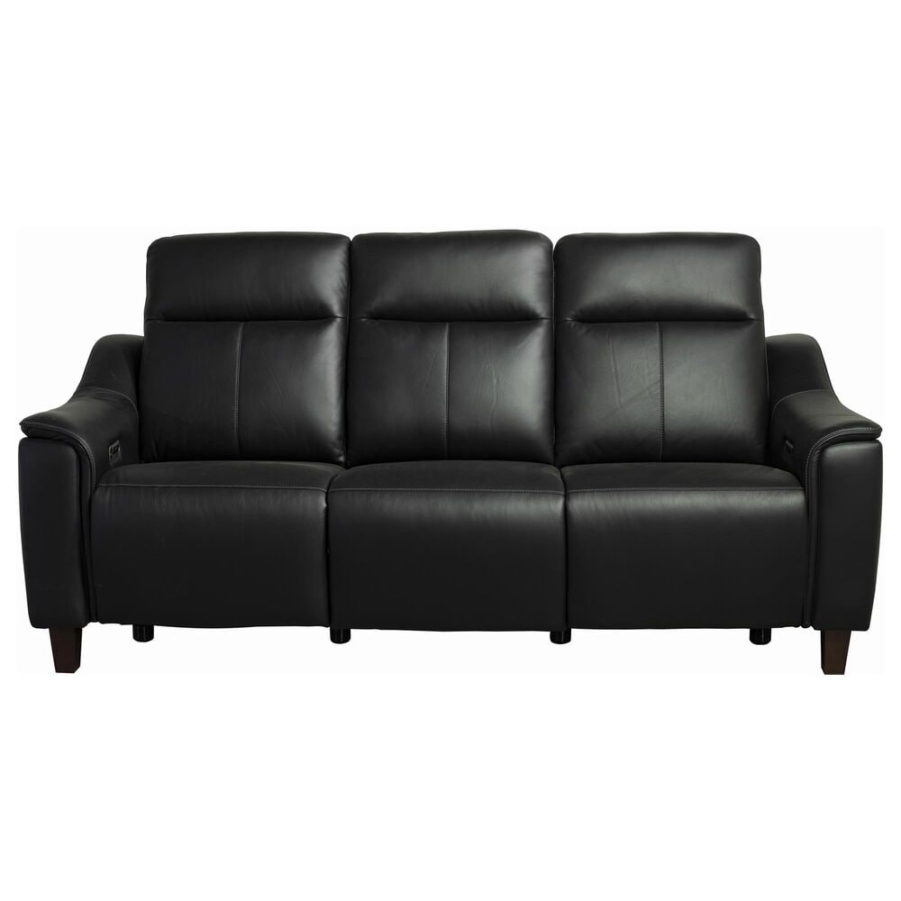 Flexsteel Latitudes Leather Power Reclining Sofa with Power Headrests, , large