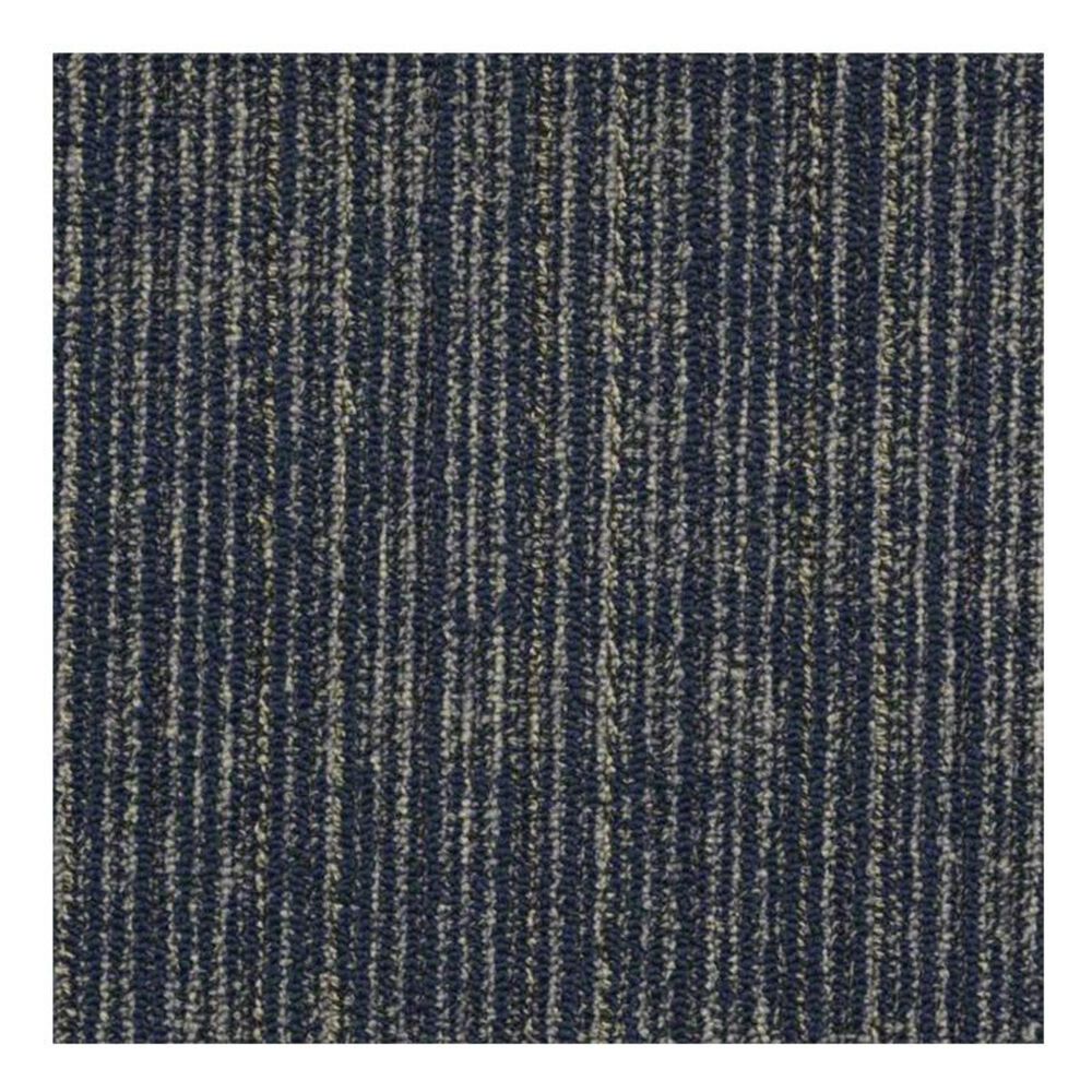 Shaw Mesh Weave 24" x 24" Carpet Tile in Lapis, , large