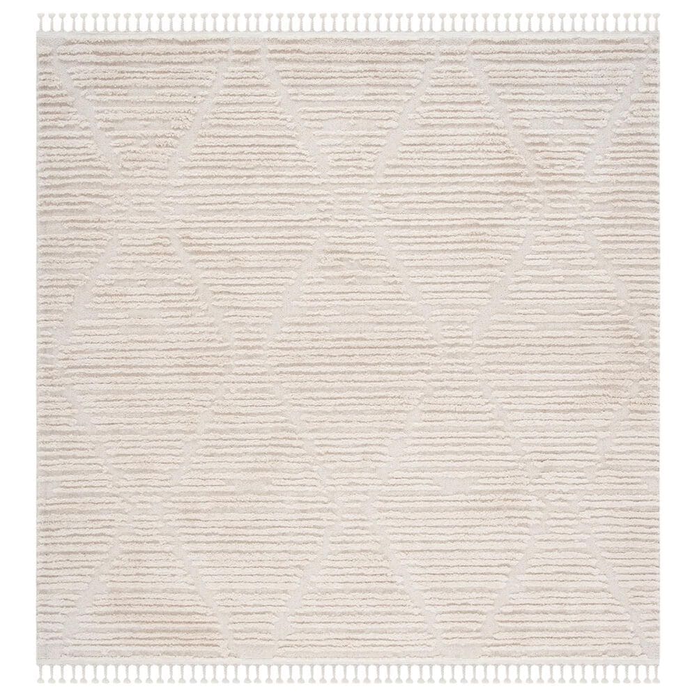 Safavieh Marrakesh 10" Square Beige Area Rug, , large