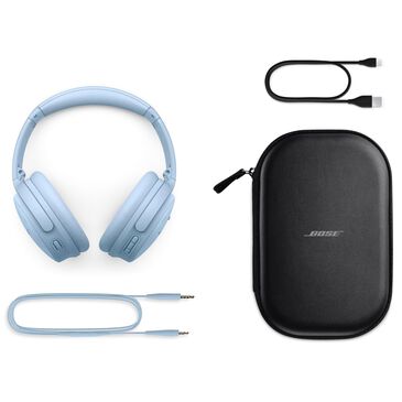 Bose Corporation QuietComfort Wireless Noise Cancelling Over-the-Ear Headphones in Moonstone Blue, , large