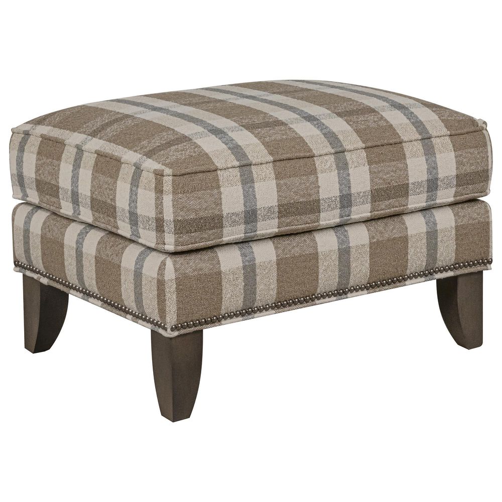 Smith Brothers Ottoman in Earth Tones, , large