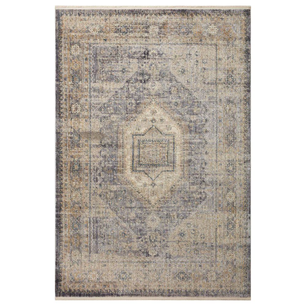 Magnolia Home Janey JAY-02 2"7" x 4" Slate and Gold Area Rug, , large