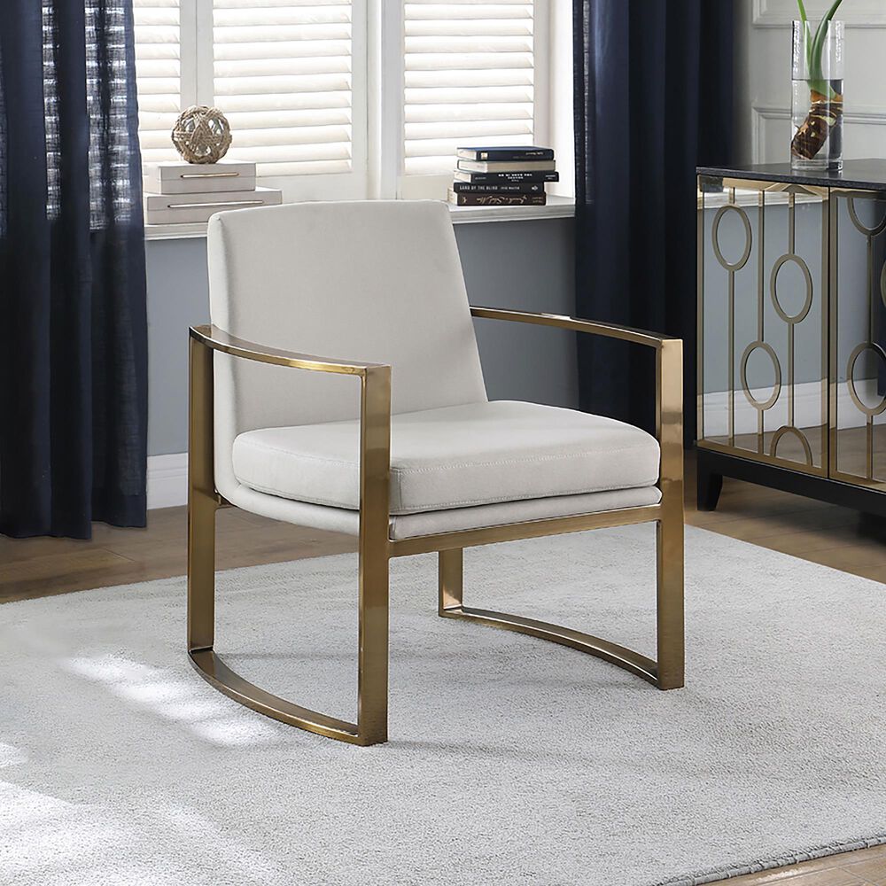 Pacific Landing Cory Accent Chair in Cream, , large