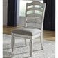 Signature Design by Ashley Realyn Upholstered Dining Chair in Chipped White, , large