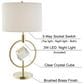 Lite Source Sanna Table Lamp in Gold, , large