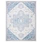 Safavieh Micro-Loop 10" x 14" Ivory and Navy Area Rug, , large