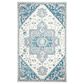 Safavieh Micro-Loop 6" x 9" Ivory and Navy Area Rug, , large