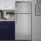 GE Appliances 17.5 Cu. Ft. Top Freezer Refrigerator with Reversible Door in Stainless Steel, , large