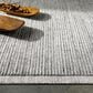 Surya Yasmin 6" x 9" Gray, Ivory and Black Area Rug, , large