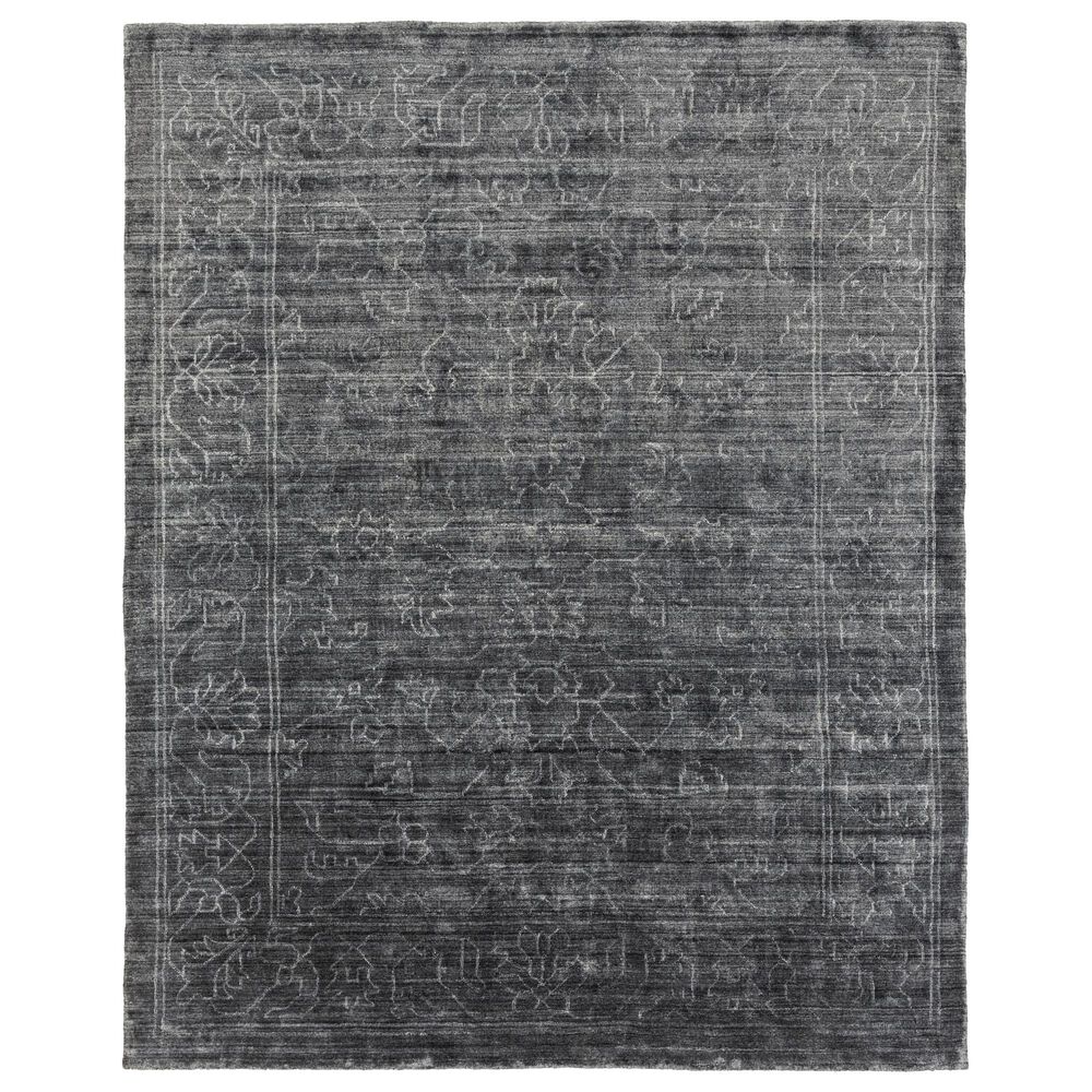 Surya Hightower 10" x 14" Charcoal and Light Gray Area Rug, , large