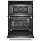 KitchenAid 27" Electric Microwave Wall Oven Combo with Air Fry Mode in Black Stainless Steel, , large