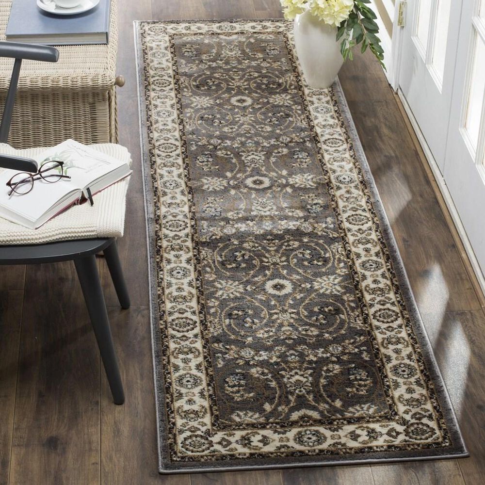 Safavieh Lyndhurst LNH340 2&#39;3&quot; x 8&#39; Grey and Cream Runner, , large