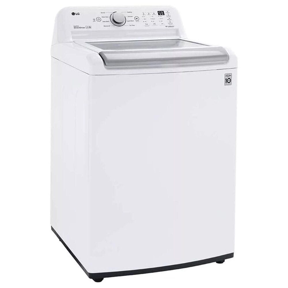 LG 5.0 Cu. Ft. Top Load Washer and 7.3 Cu. Ft. Gas Dryer Laundry Pair in White, , large