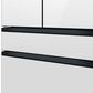 Samsung Bespoke Counter Depth 4-Door French Door Refrigerator with Family Hub in White Glass, , large