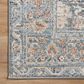 Loloi II Odette 9"2" x 13" Sky and Rust Area Rug, , large