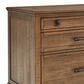 Riva Ridge Hensley 3-Drawer Workstation Combo File in Honey, , large