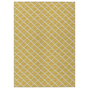 Dalyn Rug Company York 10" x 14" Gold Indoor/Outdoor Area Rug, , large