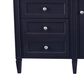 James Martin Brittany 60" Single Bathroom Vanity in Victory Blue with 3 cm Arctic Fall Solid Surface Top and Rectangle Sink, , large