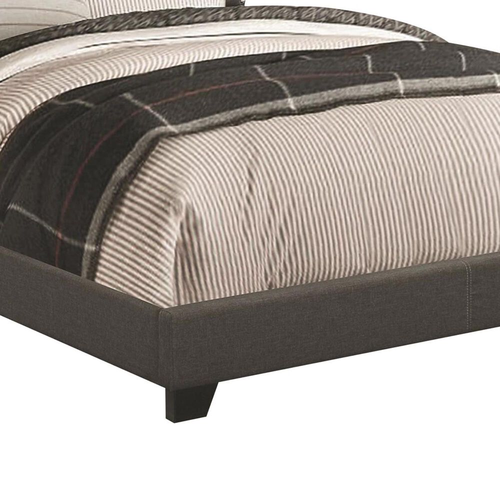 Pacific Landing Boyd Full Upholstered Panel Bed in Charcoal, , large