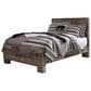 Signature Design by Ashley Derekson 4 Piece Full Panel Bed Set in Rustic Gray, , large