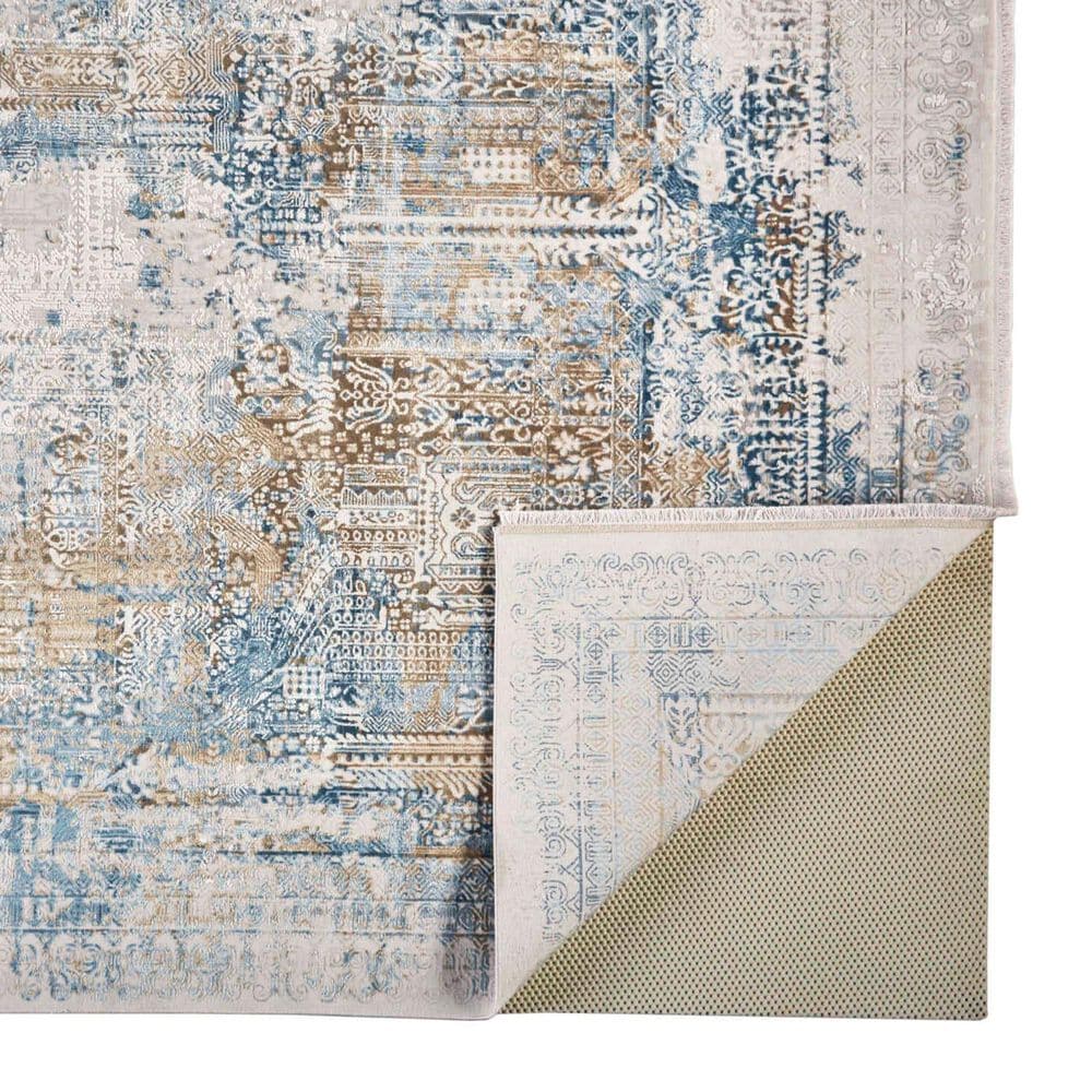 Feizy Rugs Cadiz Oriental 2&#39;2&quot; x 3&#39;2&quot; Blue and Gray Area Rug, , large