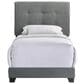 Hawthorne Furniture Addyson Upholstered Twin Bed in Gunmetal, , large