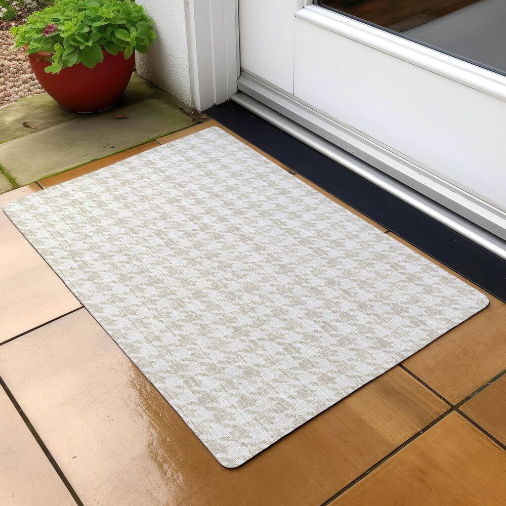 Dalyn Rug Company Hinton 1&#39;8&quot; x 2&#39;6&quot; Linen Indoor/Outdoor Area Rug, , large