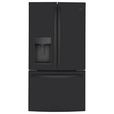 GE Appliances 22.1 Cu. Ft. Counter-Depth French-Door Refrigerator in Black Slate, , large