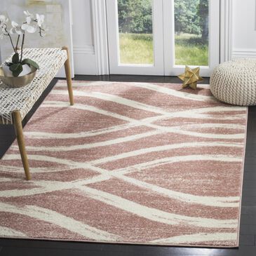 Safavieh Adirondack ADR125Z 4" x 6" Rose and Cream Area Rug, , large