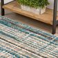 Dalyn Rug Company Karma KM8 9"4" x 13"2" Blue Area Rug, , large