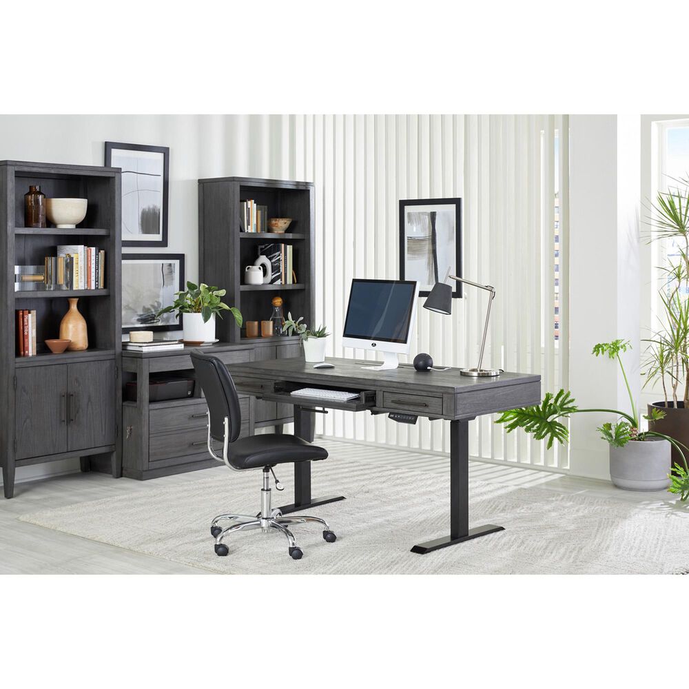 Riva Ridge Preston 60&quot; Adjustable Lift Desk in Urban Grey, , large