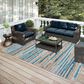 Dalyn Rug Company Sedona 10" x 14" Riviera Indoor/Outdoor Area Performance Rug, , large