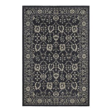 Oriental Weavers Richmond 8020K 7"10" Round Black Area Rug, , large