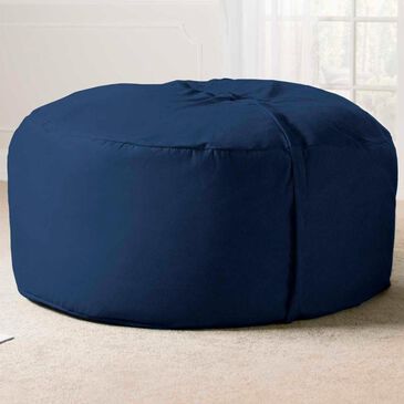 Jaxx 5" Large Bean Bag with Removable Cover in Navy, , large