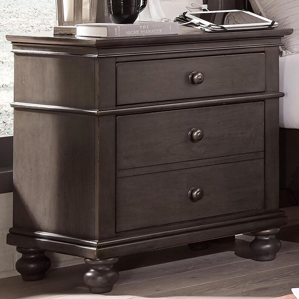 Riva Ridge Oxford 2-Drawer Nightstand in Peppercorn, , large