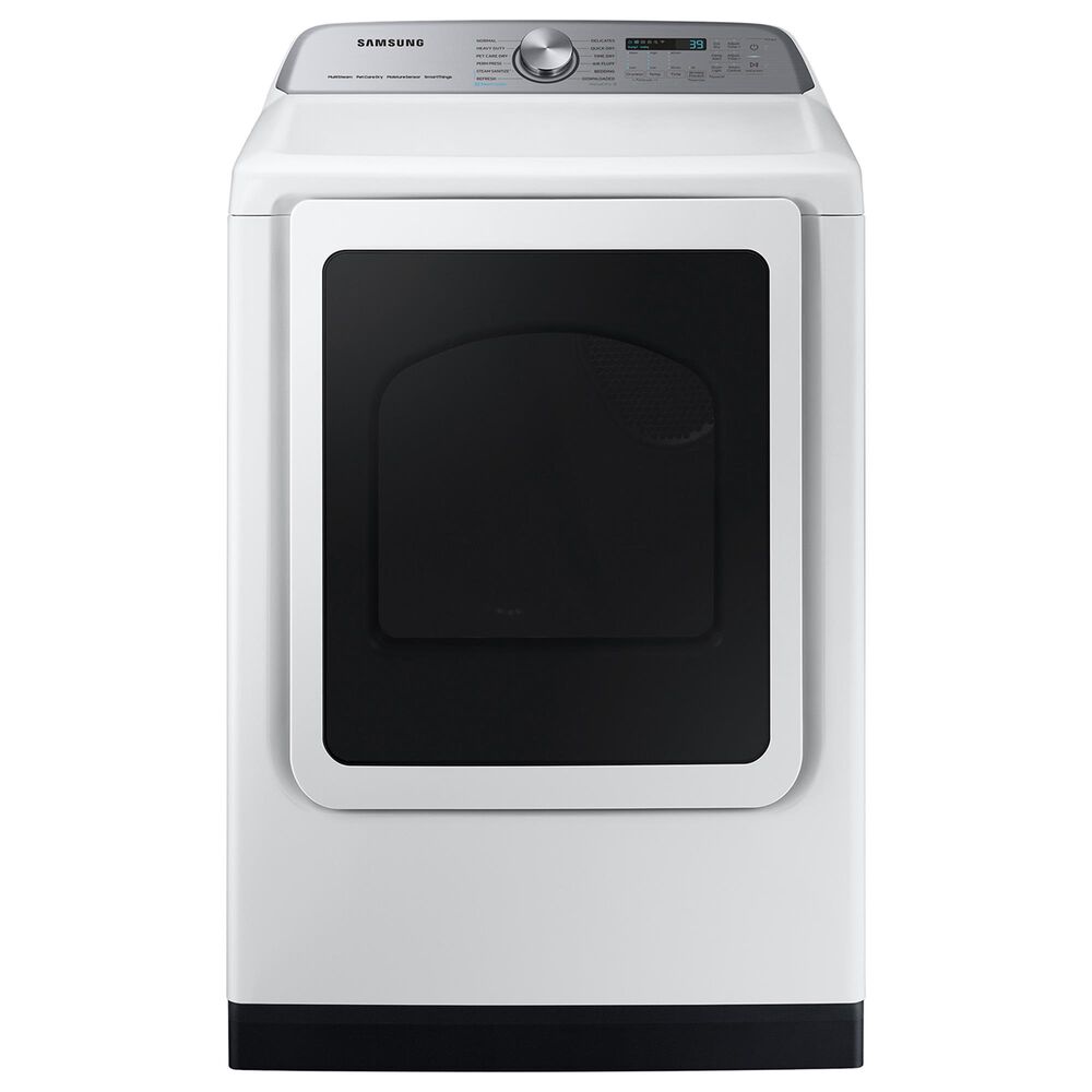 Samsung 5.5 Cu. Ft. Top Load Washer and Electric Dryer Laundry Pair in White , , large