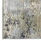 Nourison Abstract Hues 2"6" x 4" Beige and Grey Area Rug, , large