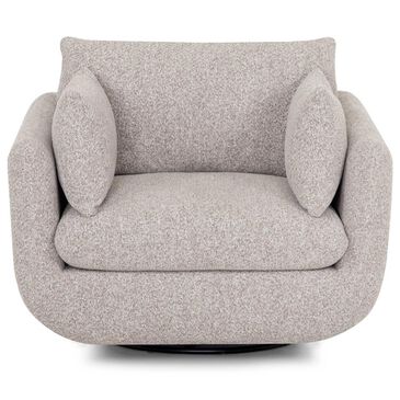 Moore Furniture Lake Swivel Chair in Chow Chow Cloud, , large